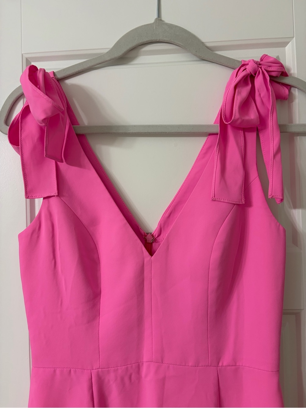 Amanda Uprichard Allora Mini Dress in Shocking Pink Size X-Small - Picture 5 of 8